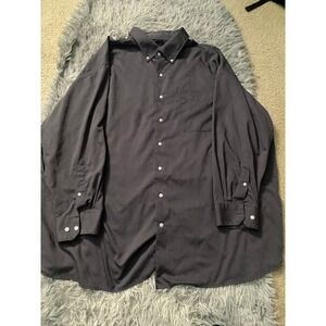 Oak Hill Premium Mens Dress Shirt 20 34/35 Supima Cotton Non Iron Button Up